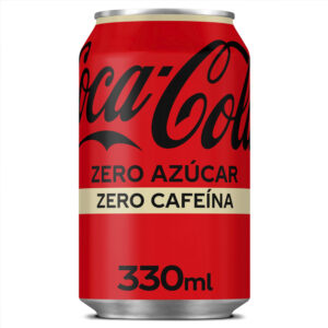 Lata coca cola zero zero