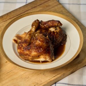 Medio pollo asado